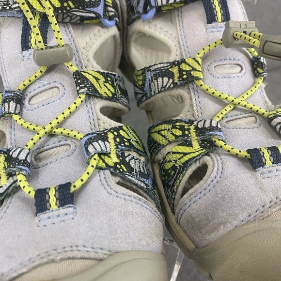 KEEN Seacamp 2CNX Closed Toe Sandal, Hydrangea/Sharp Green Size 3 Big Kid - Picture 3 of 11